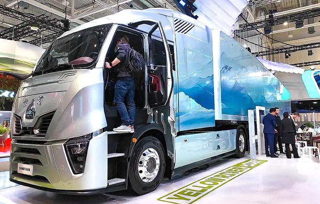 中国重汽黄河氢内燃机重卡在全球商用车新能源化进程中起引领作用(图3)
