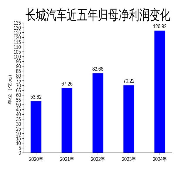 长城汽车2024年净利润飙升8076%但海外市场依赖度加剧(图2)