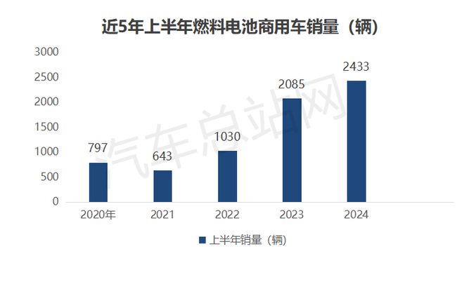 2024上半年FCV终端市场销量分析：格局异变(图1)