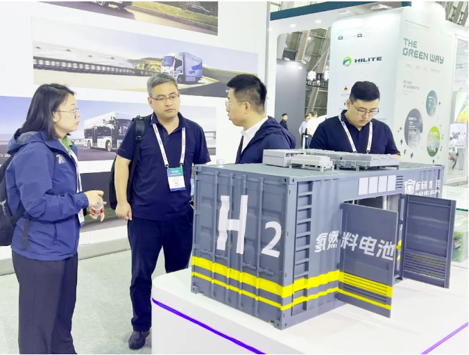 完美体育：新研氢能再度亮相2024国际氢能与燃料电池汽车大会暨展览会(图4)