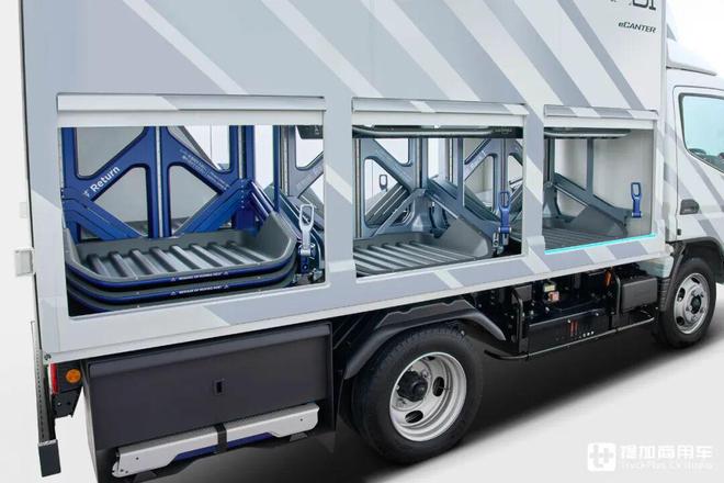 2025日本移动出行展｜氢内燃机、氢燃料电池卡车同台竞技！三菱扶桑现场展车阵容实拍(图22)